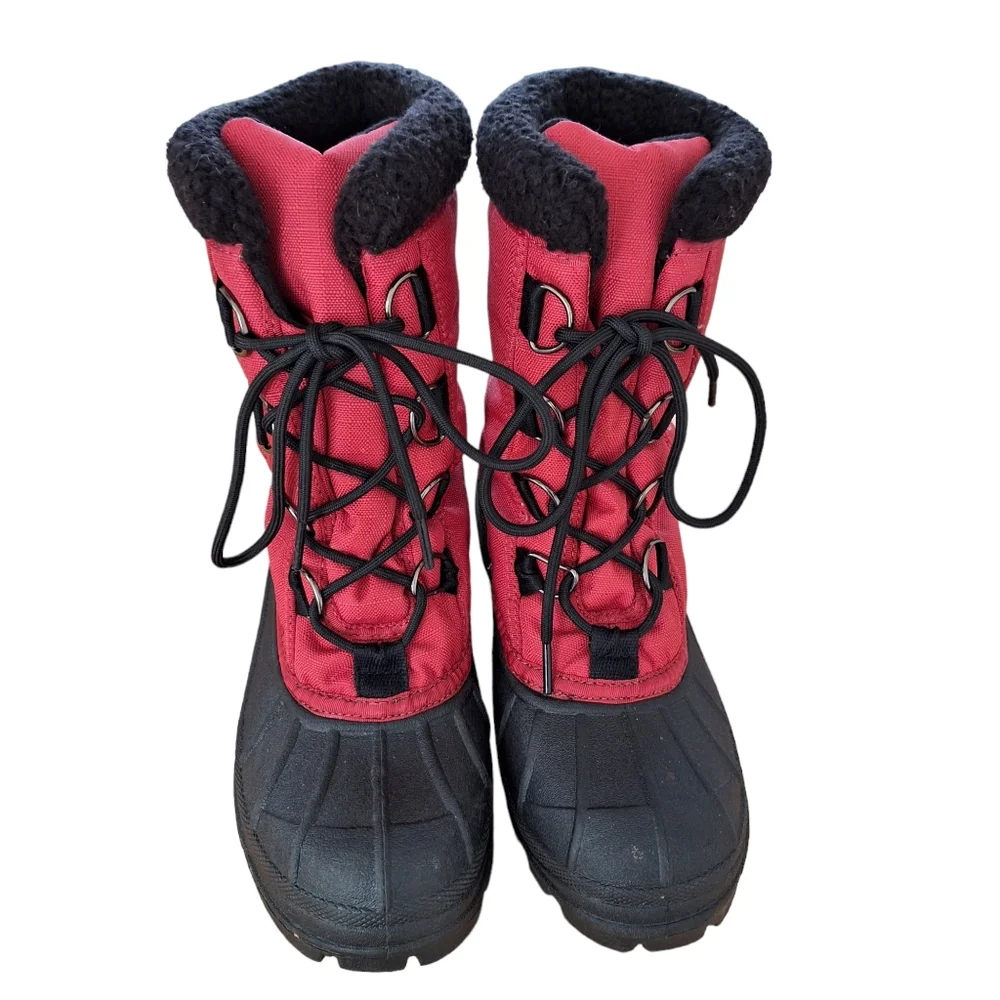 Sorel Women's Cumberland Red Thinsulate Insulated Snow All Weather Boots sz6.5